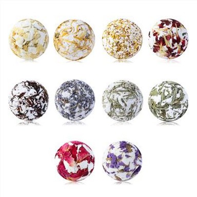 بمب حمام با گل های خشک